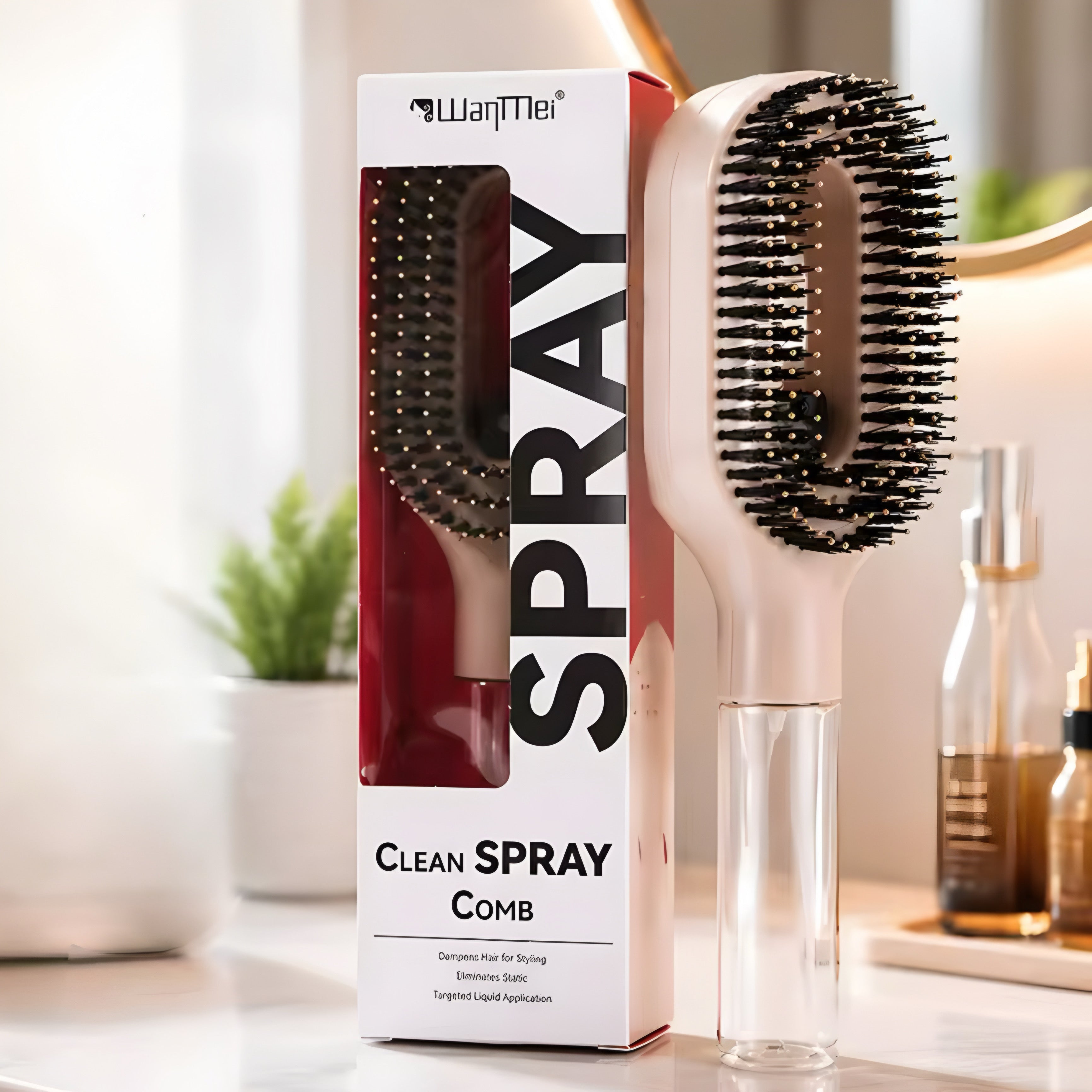 2-in-1 Spray Comb per Capelli