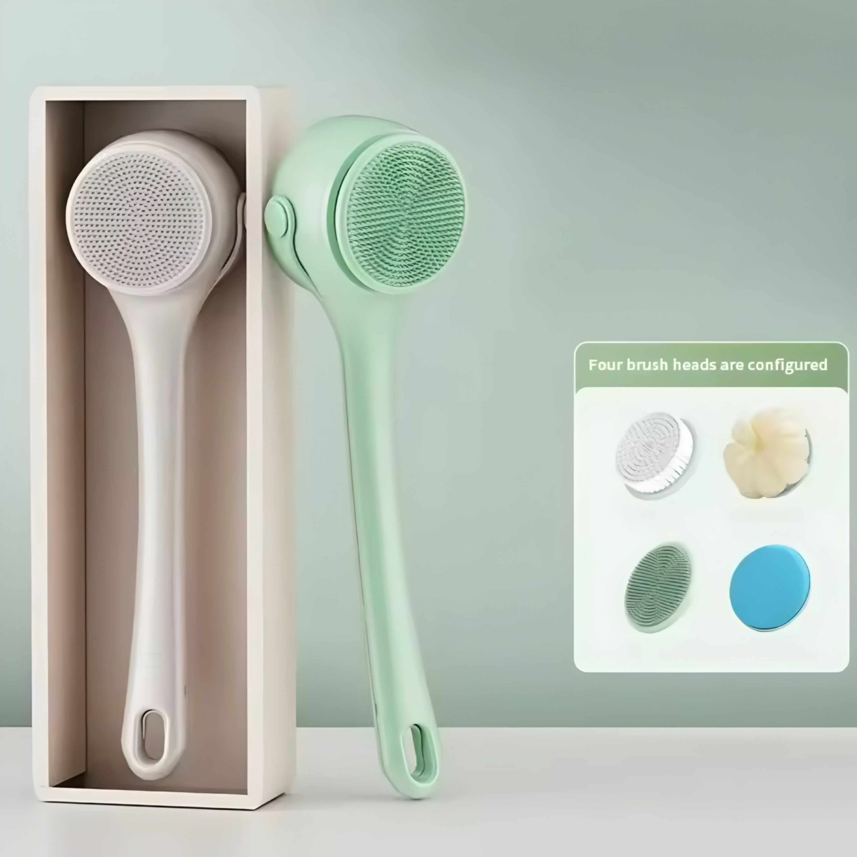Spazzola Elettrica in Silicone per il Bagno