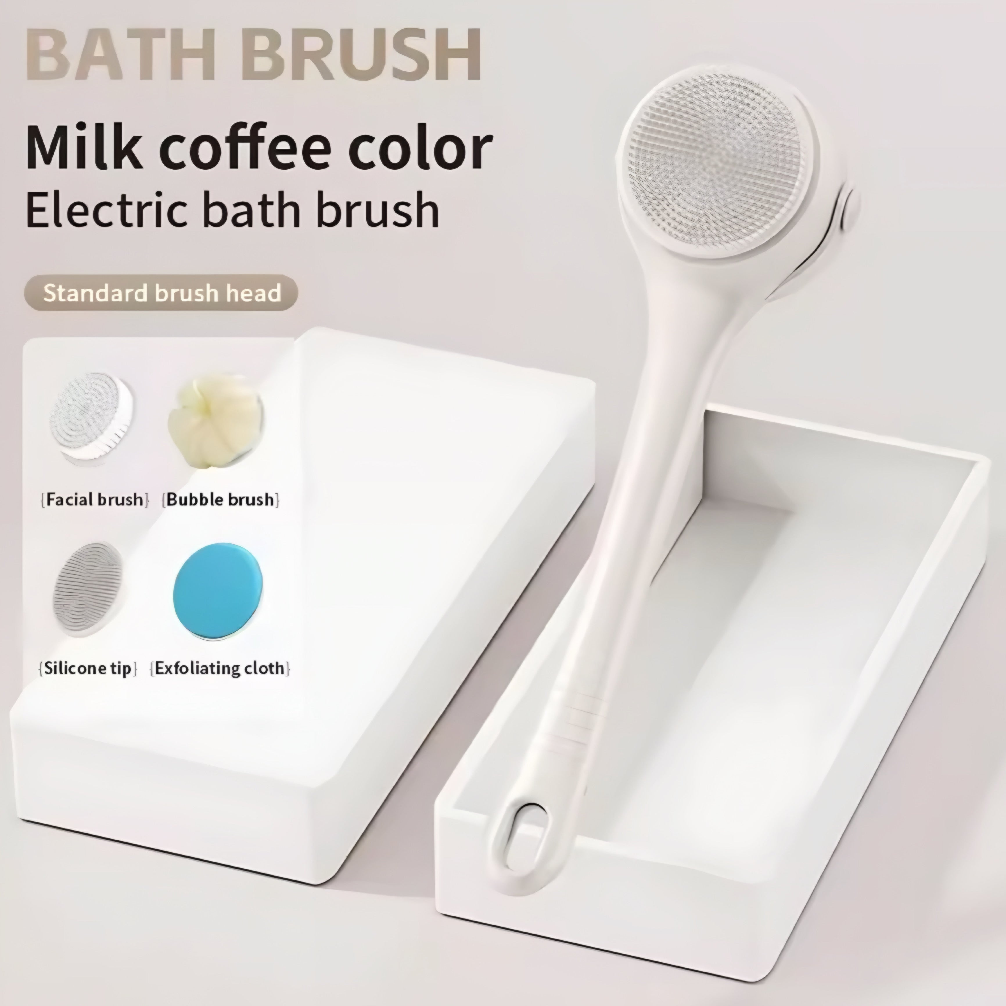 Spazzola Elettrica in Silicone per il Bagno